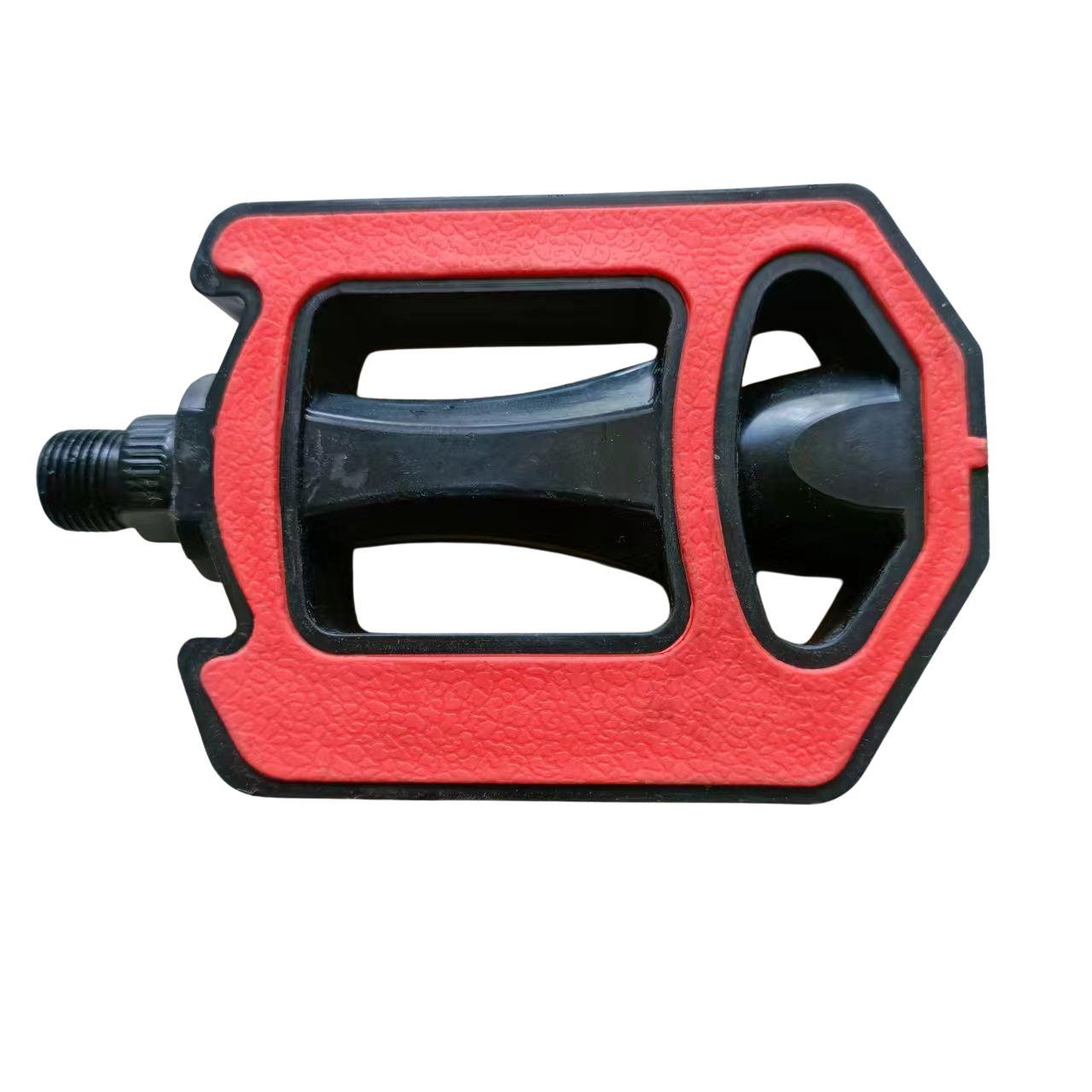 BMX Pedal Mountain Bike Pedal Road Bicycle Pedal Kids Bike Pedal Plastic Anti-Slip Pedal Factory. Ball Bearing красный
