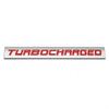 Car Styling Turbocharged 3D Metal Alloy Adhesive Emblem Rear Trunk Badge Fender Sticker Car Body Logo Decal Auto Accessory
