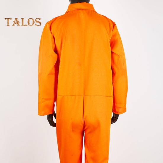 Halloween Prisoner Ολόσωμη φόρμα Cosplay με Manacle Halloween Unisex Παιδιά Ενήλικες Ρόλοι Παίξτε Στολή Μακρυμάνικο Πέτο Φεστιβάλ Φεστιβάλ Πάρτι Παραστάσεις