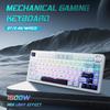 Russian Mechanical Gaming Keyboard Hot Swappable Mini Office Keyboard 4000mAh Wireless Mechanical Keyboard for Windows Laptop PC