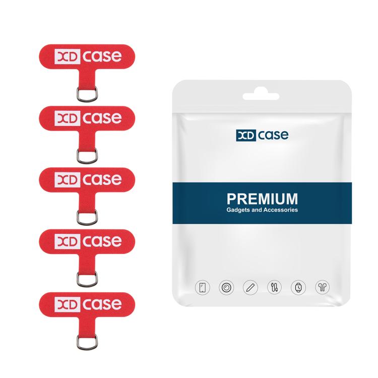 

XDcase 5pcs Phone Tether Tab Cellphone Lanyard Patch Connector Part красный