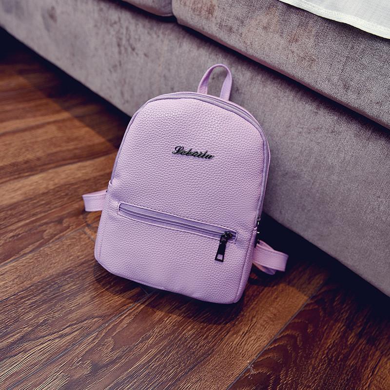 Women Lady Leather Mini Teenager Girls Stylish Outdoor Travel Shopping Backpacks