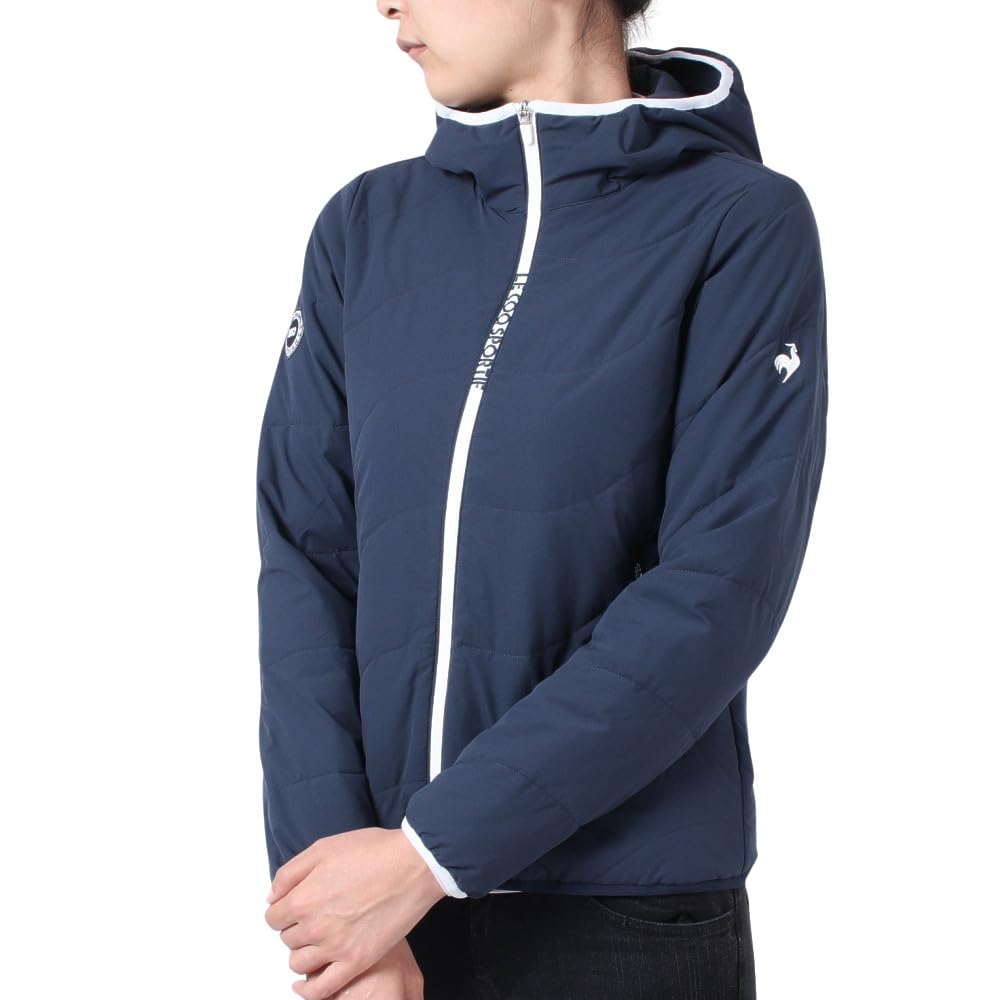 Coq Sportif Blouson Filling Heat Navi Water Repellent Golf QGWWJK01 NV00 M [Le Golf] [Stretch Forcer] Women's (Navy)