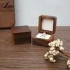 Scatola Gioielli Lussuosa in Legno Scatola Anelli Nuziali Scatola per Anelli Orecchini Scatola Organizzatore Gioielli Scatola Confezione Regalo Gioielli Pacchetto Braccialetti
