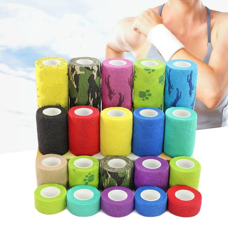 1Pc Racket Handle Bandage Non-slip Finger Protection Bandage Pet Tattoo Self-adhesive Elastic Protective Bandage