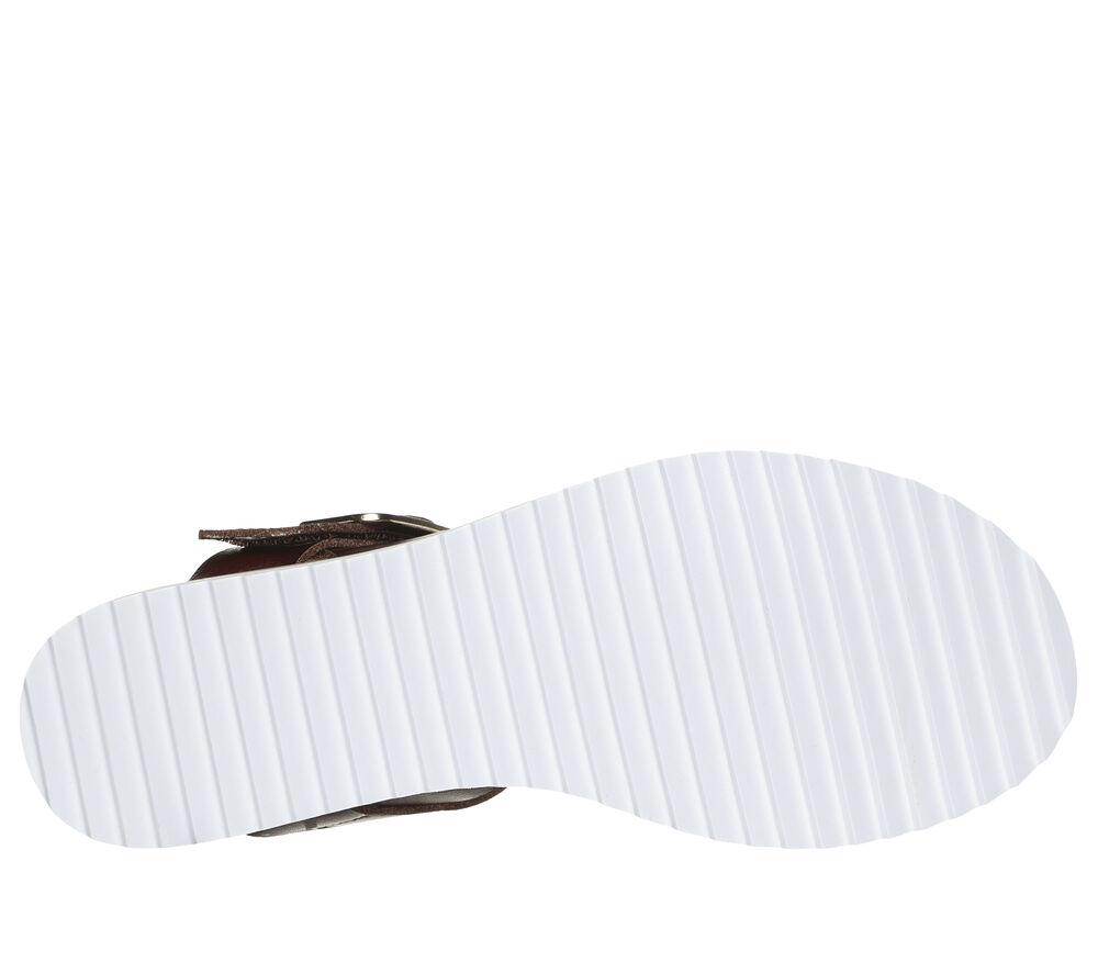 Sandals Skechers Brown Vegan Bobs Desert Kiss Sunny Flair