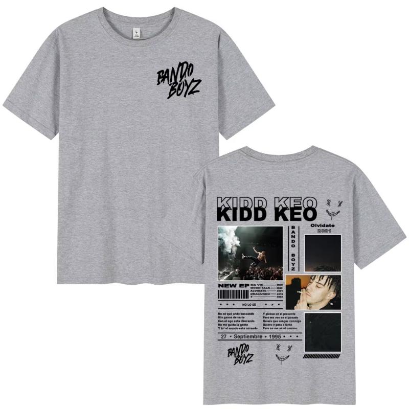 

Rapper Kidd Keo Bando Boyz Tour Merch Tshirts Unisex Women Fashion Hip Hop Street Tshirt Summer Casual Cotton Oversized T Shirts S