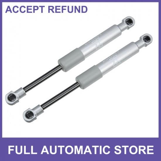 

Two 8inch 250N55Lbs Gas Struts Shocks Silver Tone for Car Truck Universal