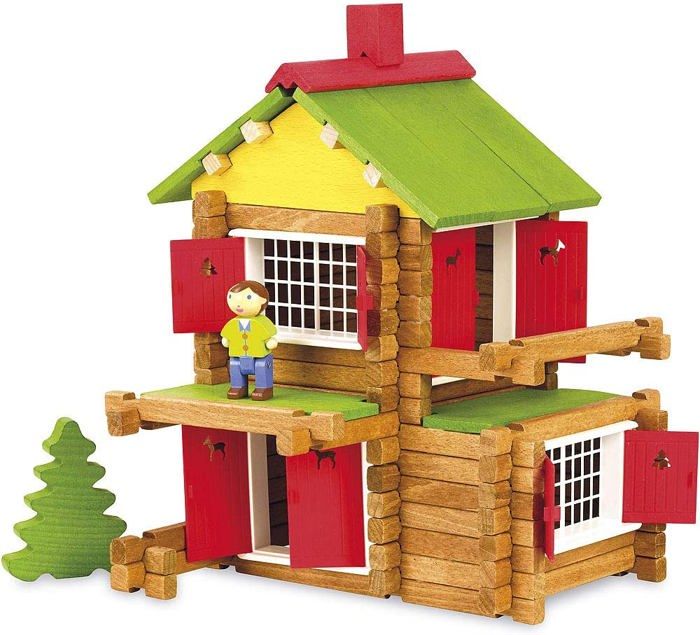 JEUJURA - Mon Chalet En Bois, 135 Pièces