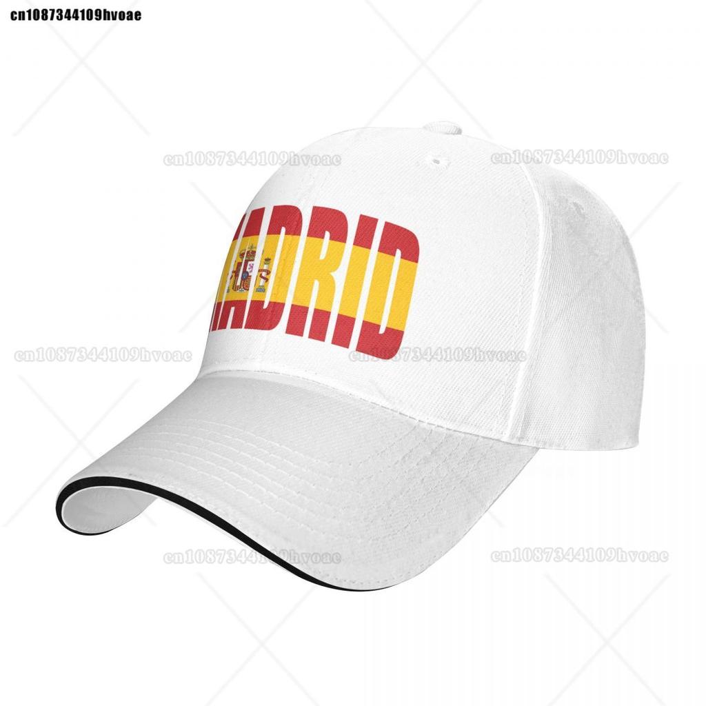 Madrid Baseball Cap The Capital of Spain Trendy Trucker Hat Summer Unisex Outdoor Fashion Printed Snapback Cap