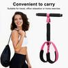 Bande de résistance à pédales avec poignée Yoga Abdominaux Corde à tirer Hommes Femmes Abdomen Taille Bras Jambe Entraînement du tronc Équipement d'entraînement