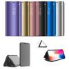 Applicable To iPhone13PROMAX Mobile Phone Case Apple 11 Electroplated Mirror Flip Bracket Leather Case All-inclusive Protective Case