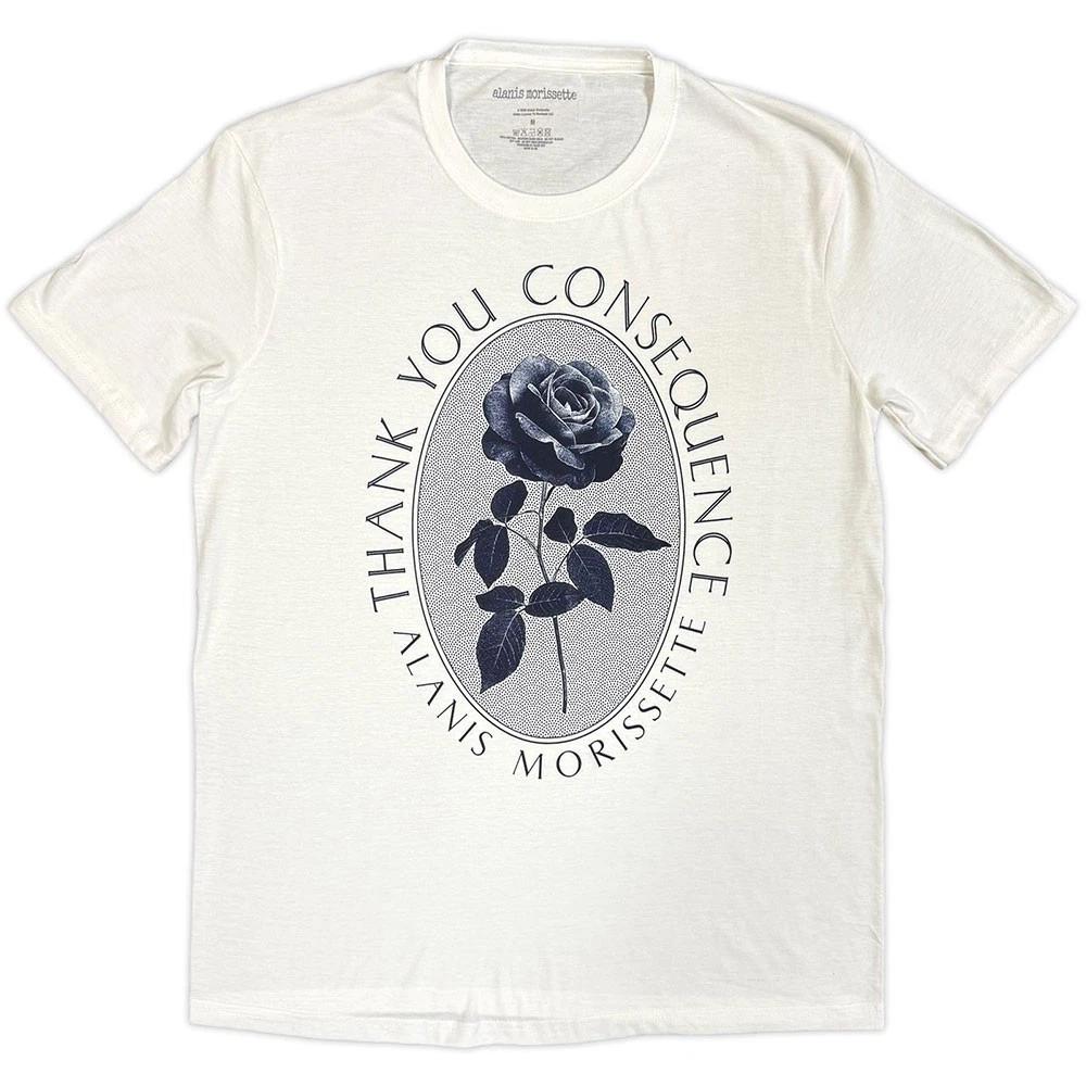 Alanis Morissette Rose Official T-Shirt Mens S
