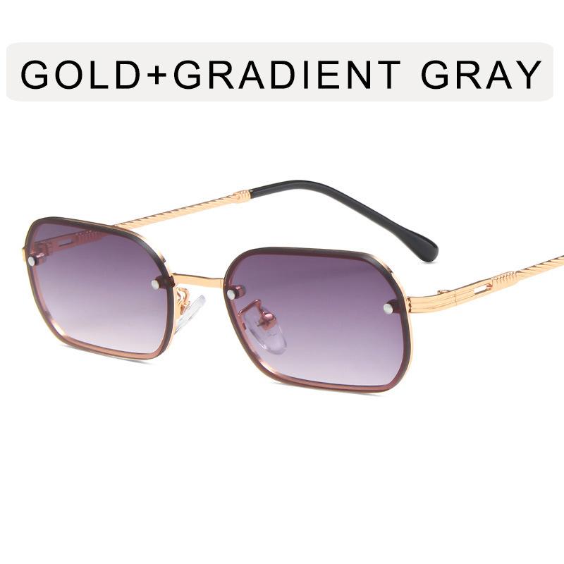 Retro Small Rectangle Sunglasses Women Sexy Retro Sun Glasses Brand Designer Vintage Metal Eyeglasses Eyewear Female