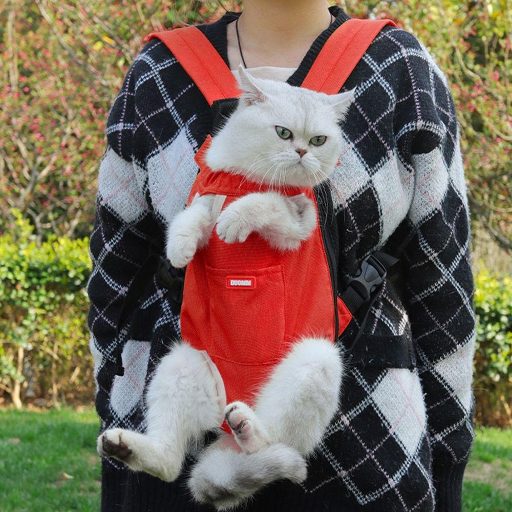 Waterproof Pet Front Dog Bag Creative Cat Carrying Bag Pet Backpack Carrier Outdoor