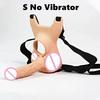 Vaginaplugg 10 frekvenser Dobbel penetrering Analplugg Dildo Butt-plugg Vibrator for menn Stropp på penis Sexleketøy for par