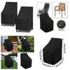 Modern Minimalist Stacking Chair Cover Waterproof Dustproof For Indoor Outdoor Furniture