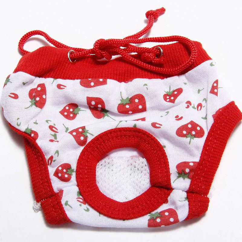 Urocze Kreskówkowe Majtki Sanitarne dla Małych i Średnich Psów Suki