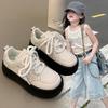 Rutschfeste Ledersportschuhe für Mädchen - Herbstkollektion 2026 für Schüler
