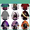 Anime Demon Slayer Kimetsu No Yaiba Cosplay Losse Haori Kimono Gewaden Jas Bovenkleding Voor Prachtige Kostuumfeesten