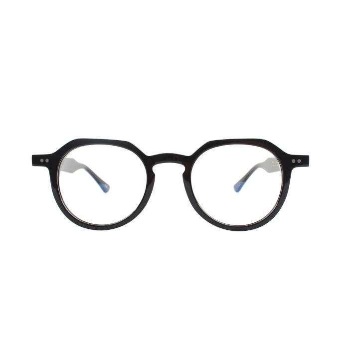 Leibeuntieolseu Polygon Col1 Black Eyeglass Frames - Polygon