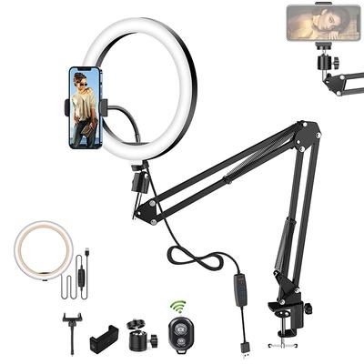 10inch LED Selfie Ring Light Phone Photography Lamp Support Tripod Stand Ringlight For TikTok Youtube Live Video LED Ring Light