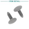 ACROPIX Car Door Fastener Rivets Fender Push Clips Universal 6mmx6.5mm Hole Gray 30pcs