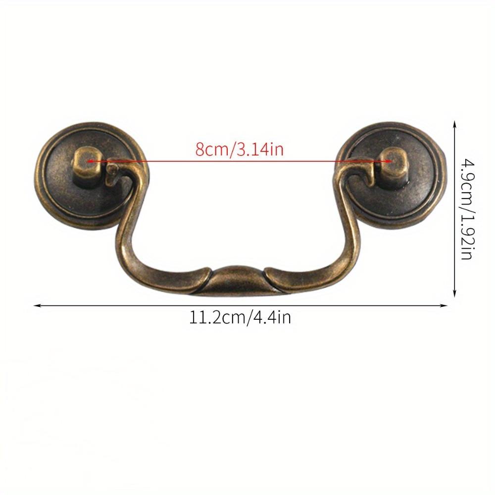 

Европейский стиль Простая антикварная ручка для дверцы шкафа, дверца шкафа, длинная ручка для садового ящика, бронза