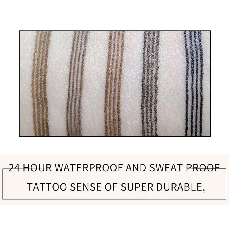 4 Point Eyebrow Pencil Waterproof Liquid Eyebrow Pen Makeup Long Lasting Cosmetic Microblading Brow Pen Tattoo Cosmetics