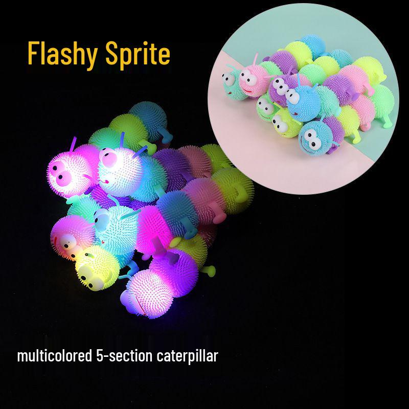 Caterpillar Snow Globe Stress Relief Squeeze Toy