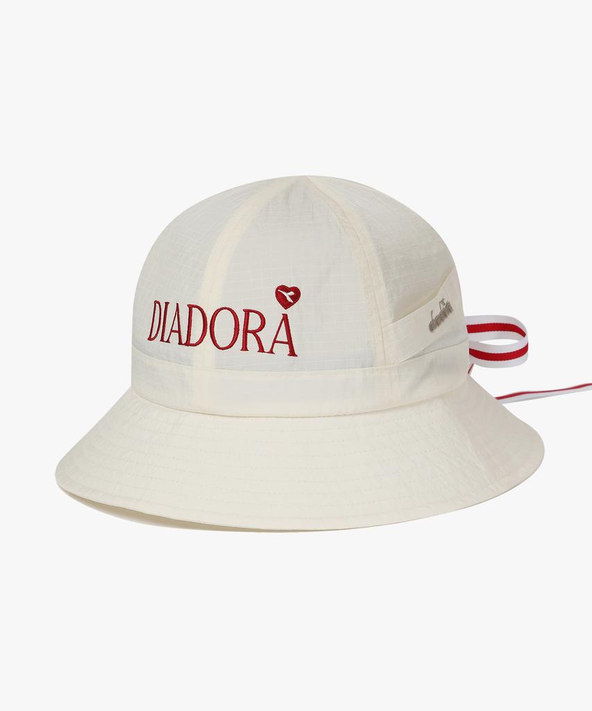 diadora Ribbon Bucket Hat Ivory