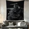 Elden Ring Land Wall Hanging Printed Fabric Blanket Decorative Tapestries for Bedroom Living Room Home Decor