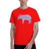 1 Piece Purple Funny Graphic 100 Cotton Tshirt Tapir Tops Tees For Unisex