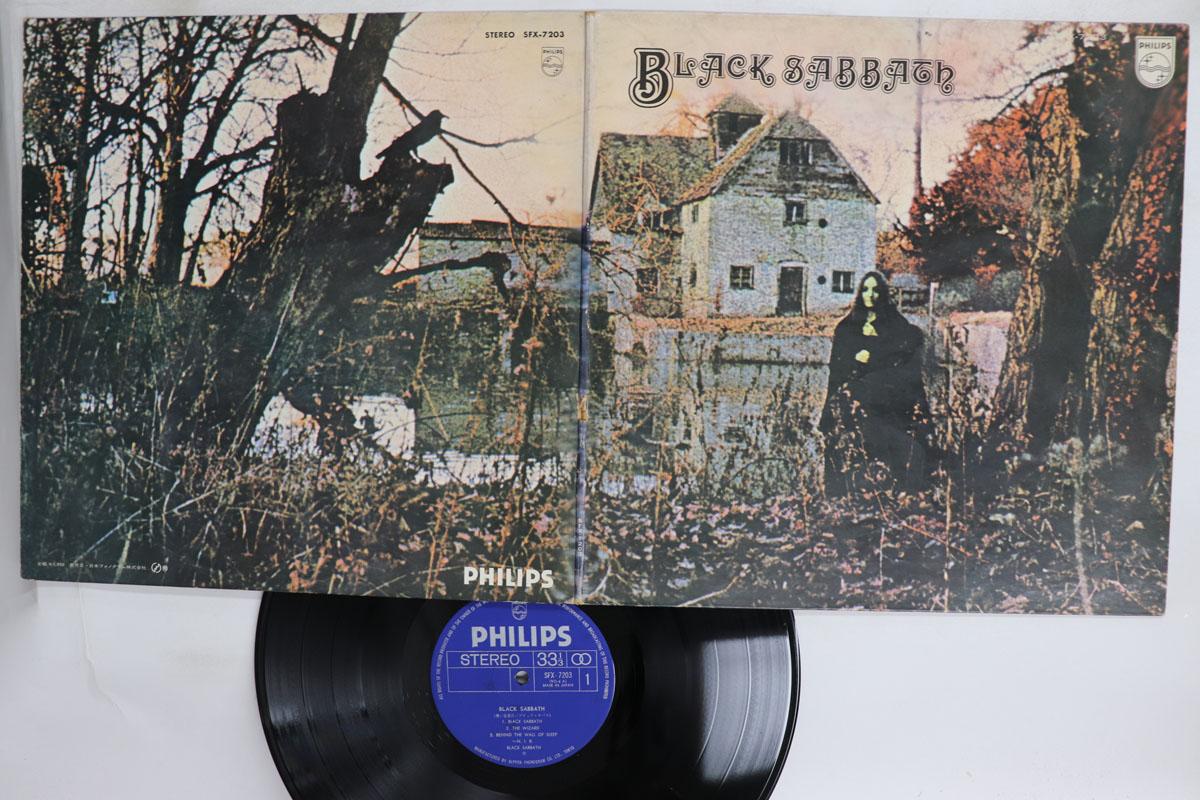 Виниловая пластинка BLACK SABBATH Black Sabbath SFX7203 PHILIPS 1970 Япония Рок Б/у