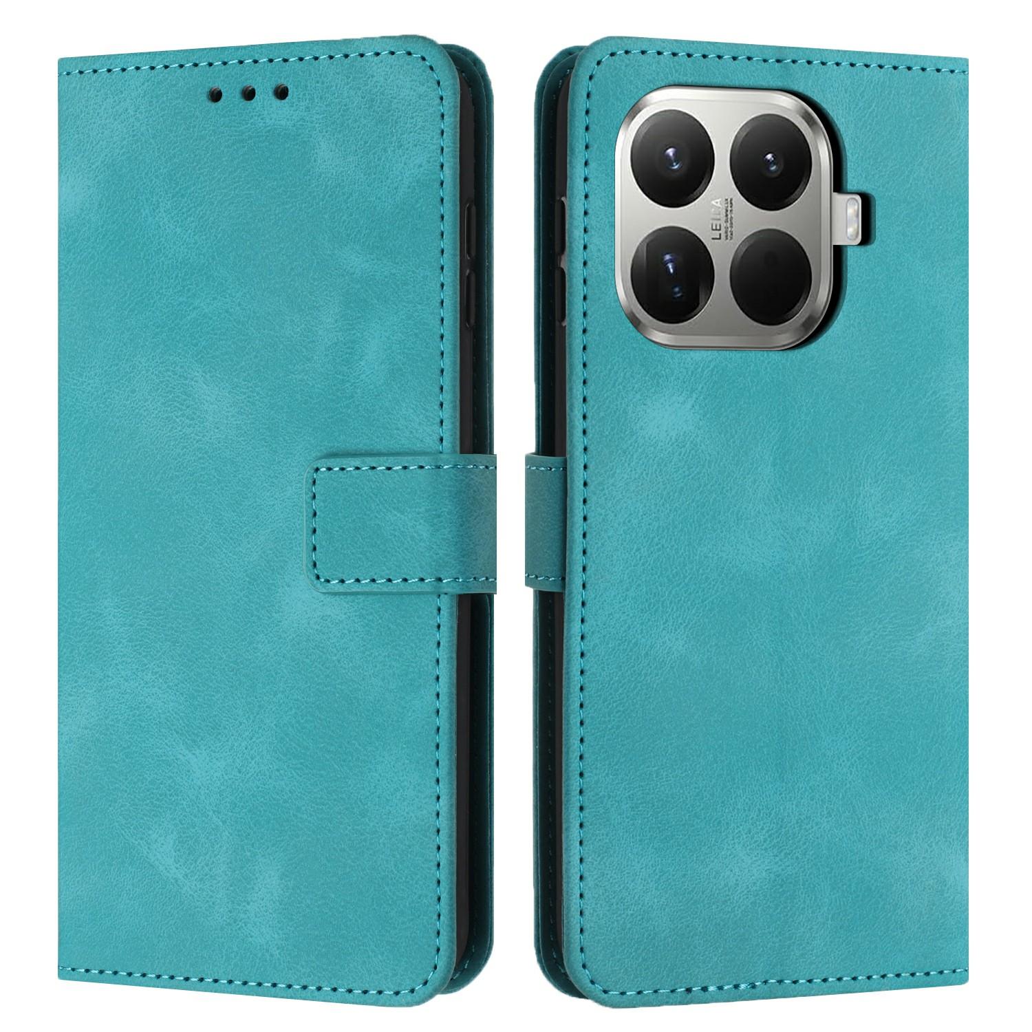 

For Xiaomi 15T Pro Case Solid Color Leather Wallet Protective Phone Cover