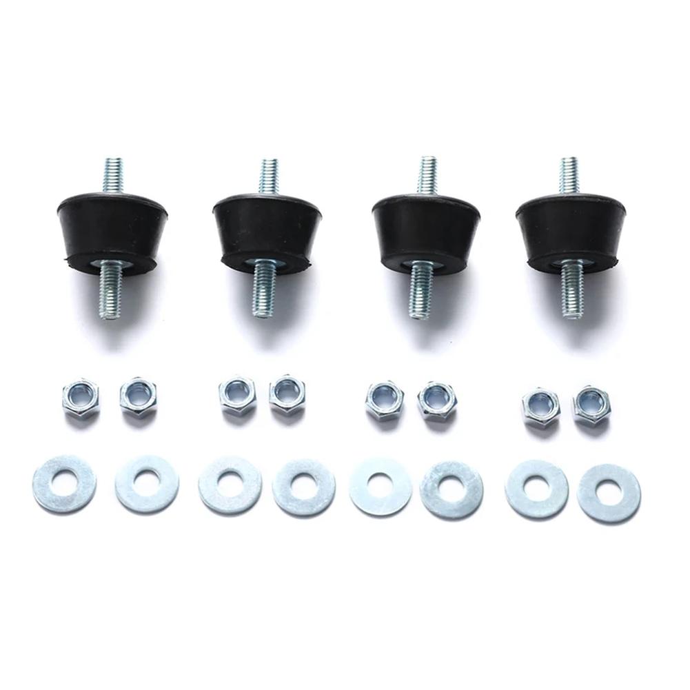 4 8PCS Air Conditioner Vibration Damping Rubber Pads 70mm Height For Outdoor AC Unit Stand Base Shock Absorbing Feet 100kg Load