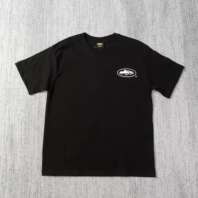 2026 Estate Nuova Piccola Barca Stampata T-shirt a Manica Corta Larga Girocollo Traspirante Mezza Manica Casual Moda Marca