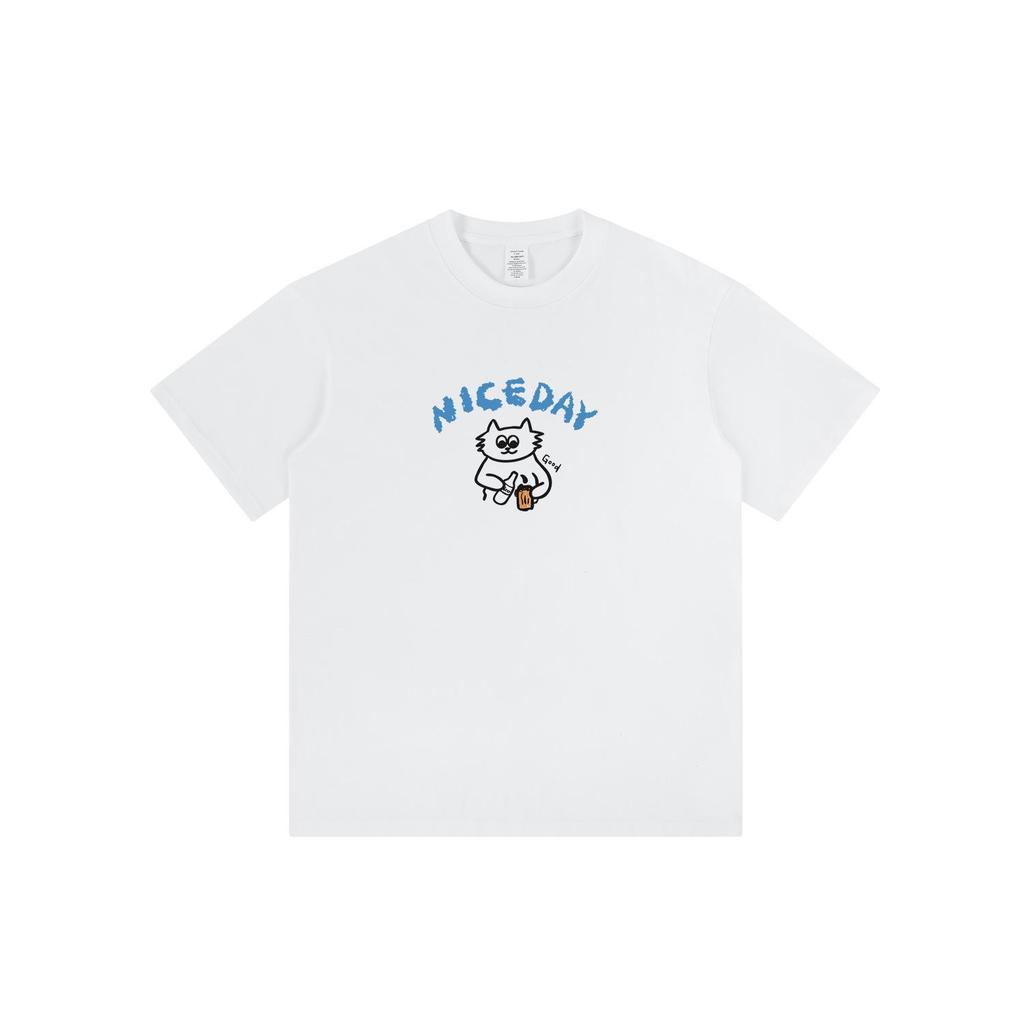 Japanese Cartoon Print Unisex Short Sleeve Crew Neck T-Shirt