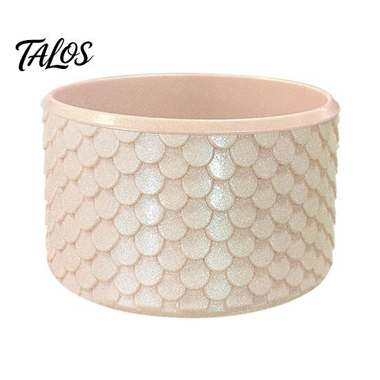 Portable Bottle Sleeve for Commute Silicone Cup Boot, Fish Scale Pattern Decor, Soft Elastic Water Protector Protective Sleeve, Anti-Slip Bottom Cover