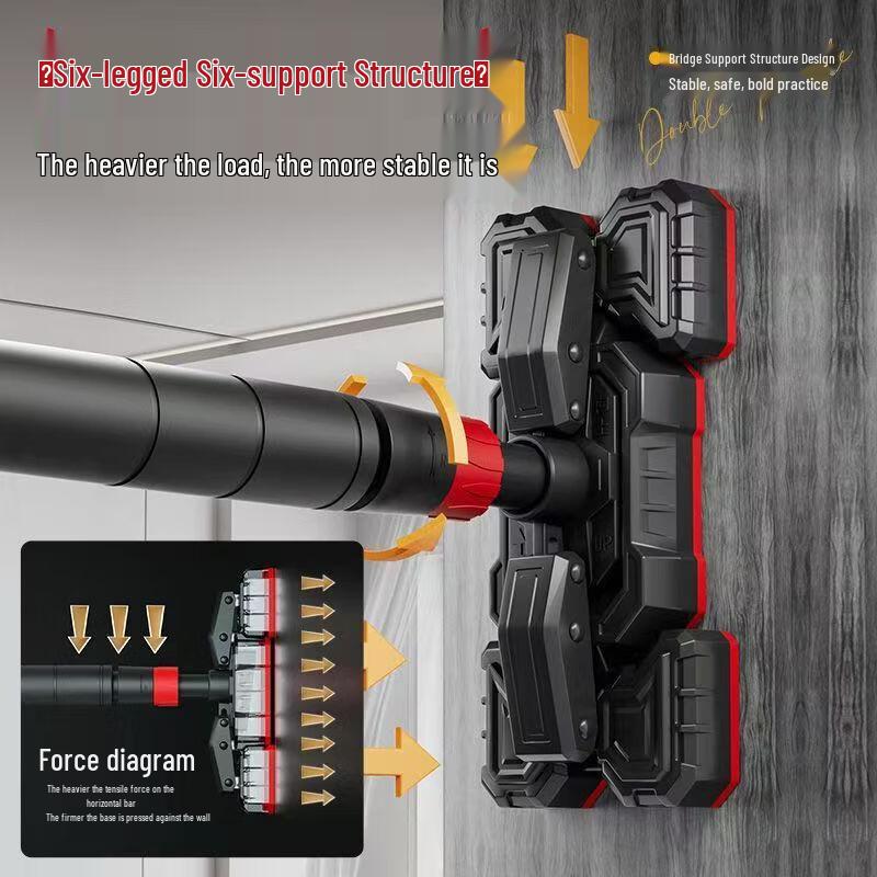 TLXT Punch-Free Telescopic Door Frame/Wall Pull-Up Bar