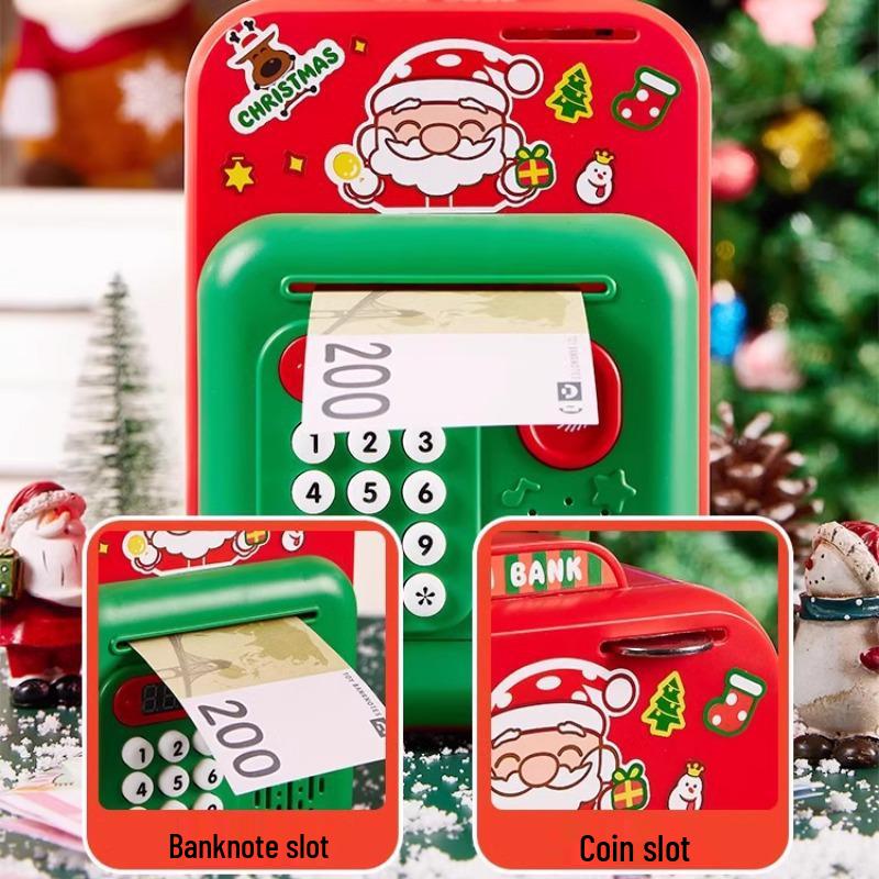Password Coin Counting Money Jar: 2025 Kids' Savings Gift with Removable Lid