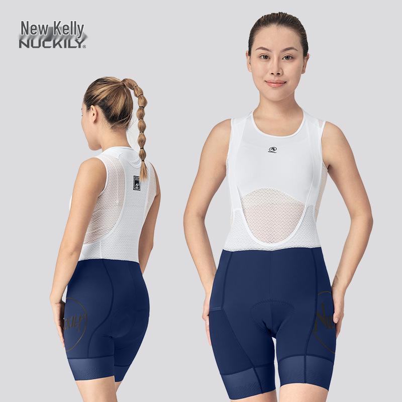 

NUCKILY Women s Quick-Dry Cycling Bib Shorts - Breathable Road Bike Summer Wear Extra Small королівський синій колір