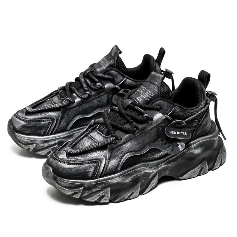 Men's fashion sports shoes four season soft sole non-slip comfort outdoor running shoes youth casual tide shoes student sneakers