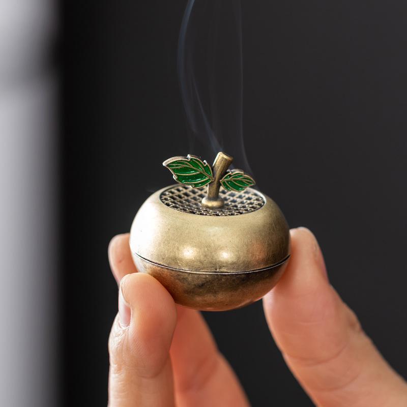 Retro Creative Aromatherapy Burner Small Incense Burner Base Home Decorative Indoor/Tea Room/Soothing Purifying