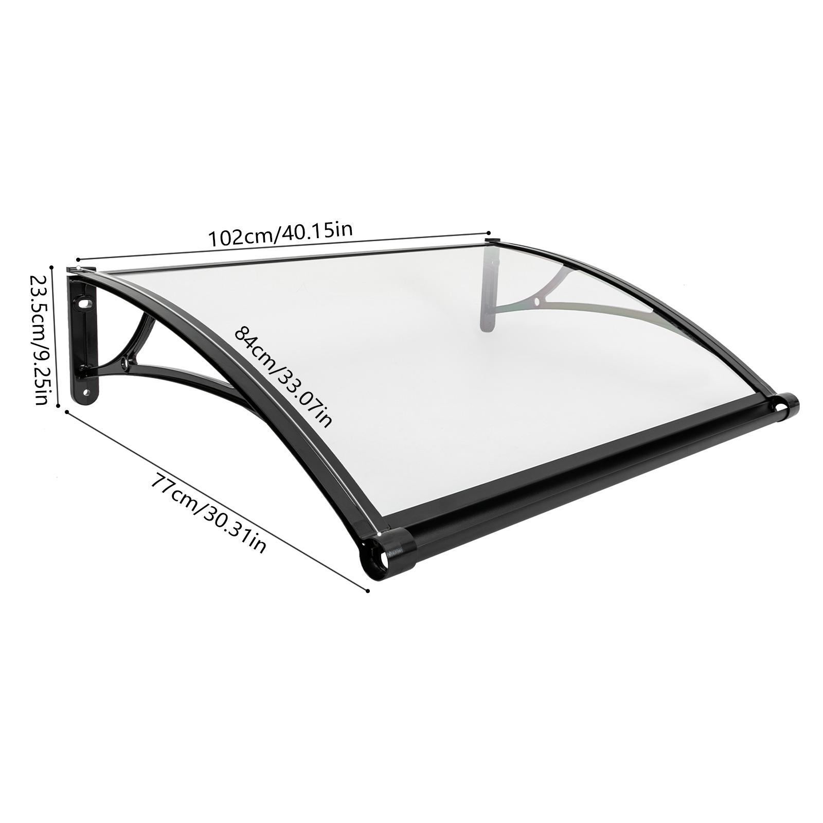 Upgraded Door Awning Canopy Wall Mount