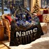 Custom Name Personalized Chelsea Football Club Print Blanket, Home Decor, Bedroom, Sofa, Camping, Couch, Gifts for Birthday Christmas