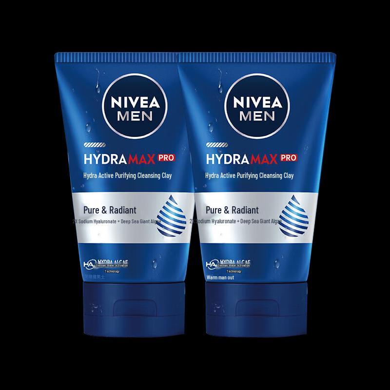 

NIVEA Men Hydrating Deep Clean Facial Cleanser Twin Pack