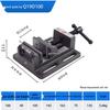 Heavy-Duty Drill Press Guide Flat Jaw Vise Fixture, 3 - 8 Inch