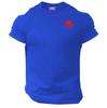 Blood Spartan T Shirt Pocket Gym Clothing Bodybuilding Training Workout Mma Top