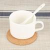 10/60Pcs Natural Cork Coasters Heat Insulation Round Shape Cup Mats Dia 10cm Wine Coffee Tea Table Pad Home Office Kitchen Tool